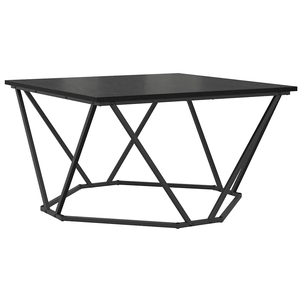 Mesa de centro Carvalho preto 80 x 80 x 45 cm