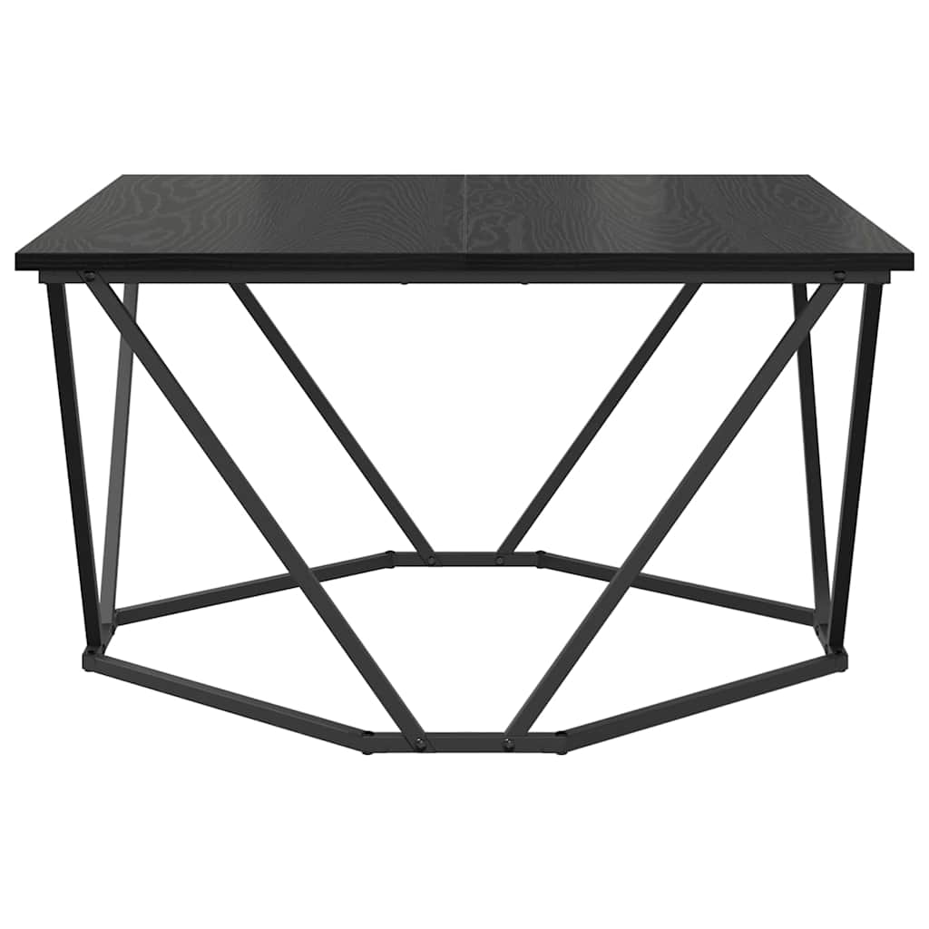 Mesa de centro Carvalho preto 80 x 80 x 45 cm
