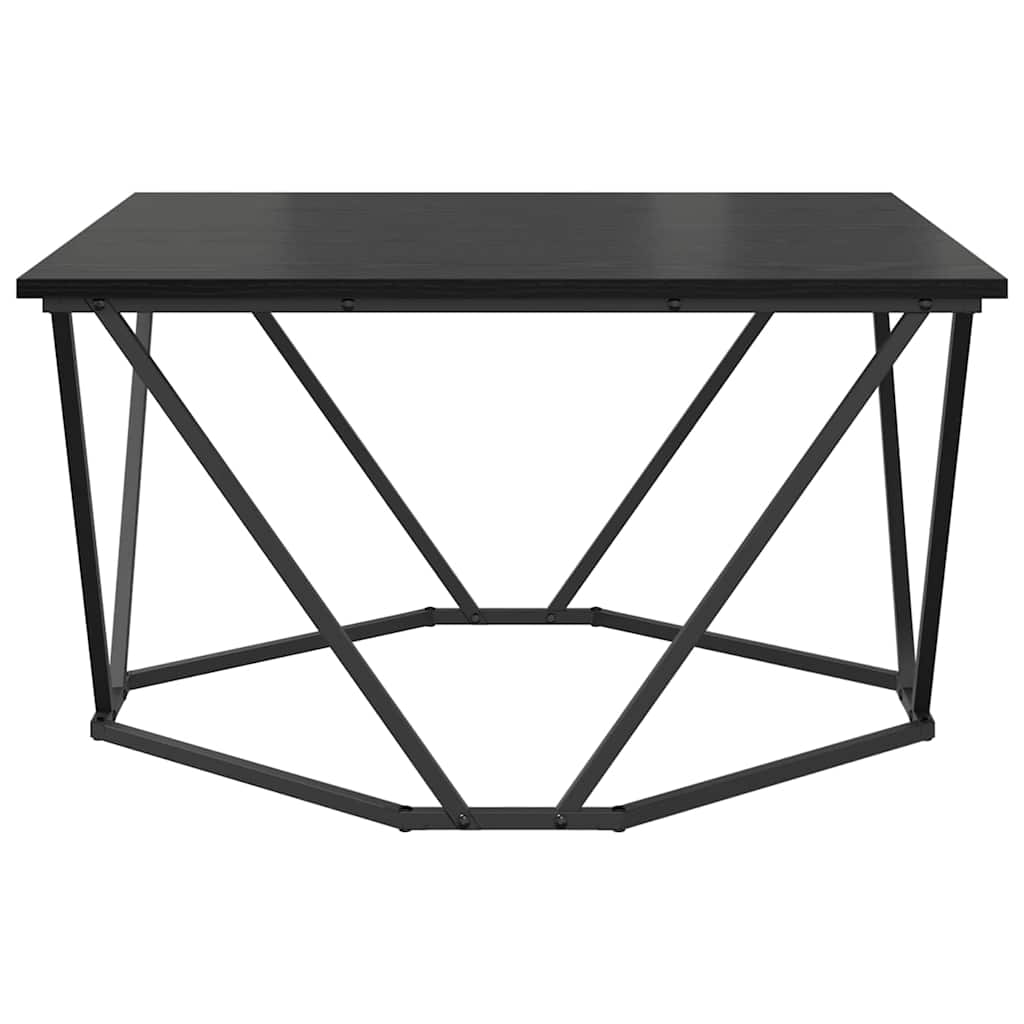 Mesa de centro Carvalho preto 80 x 80 x 45 cm