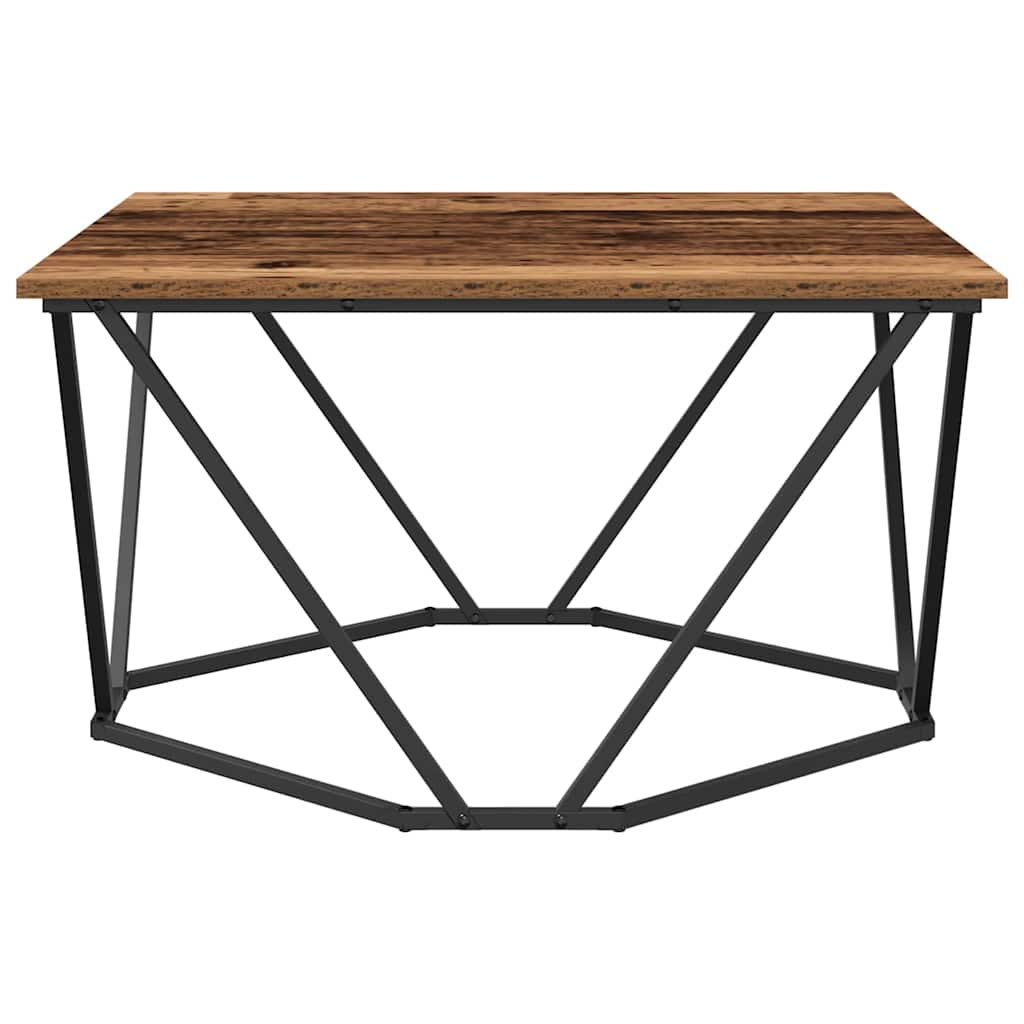 Mesa de centro Madeira antiga 80 x 80 x 45 cm