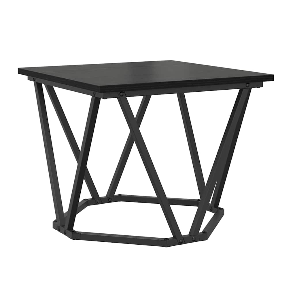 Mesa de centro 3 pcs Carvalho preto 50 x 50 x 40 cm