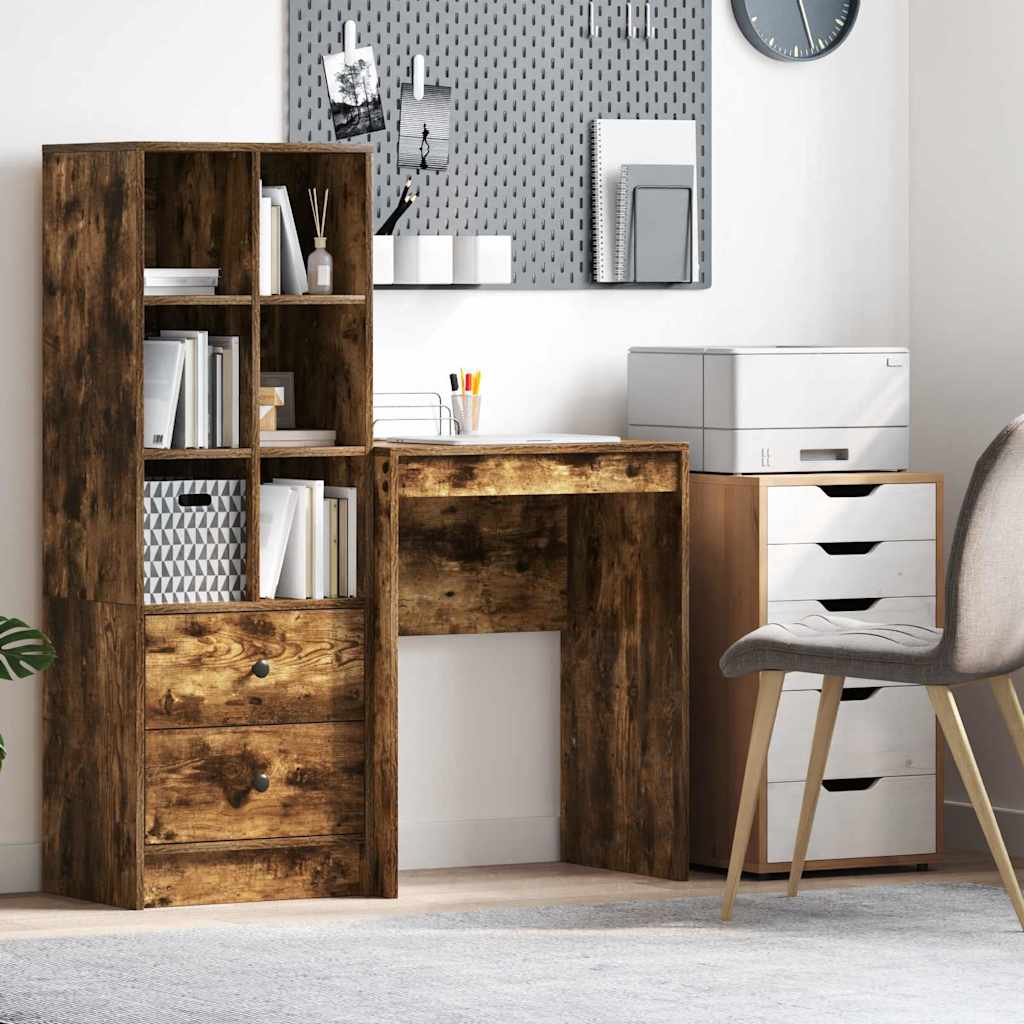 Mesa Carvalho Defumado 60 x 40 x 76 cm