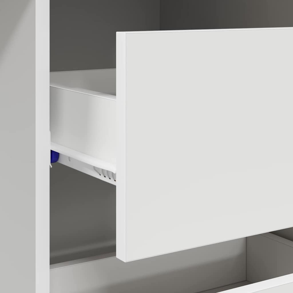 Mesa com gaveta Branco 90 x 37.5 x 75 cm Madeira processada