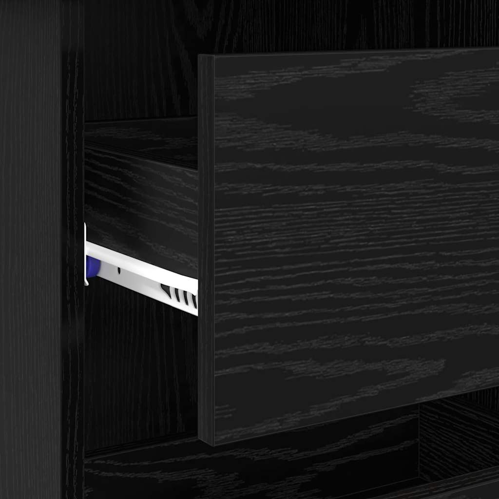 Mesa Carvalho Preto 90 x 37.5 x 75 cm Madeira processada