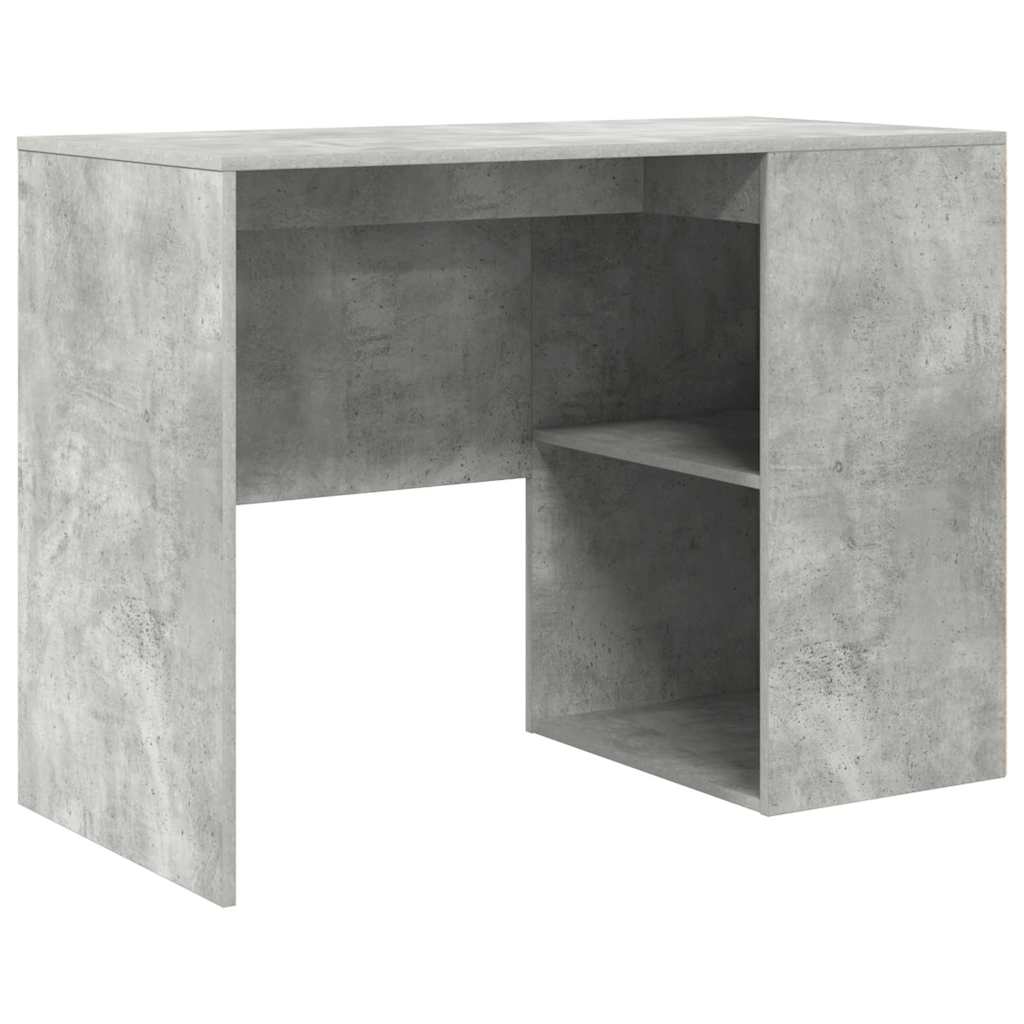 Secretária Cinzento cimento 102 x 50 x 75 cm Madeira processada