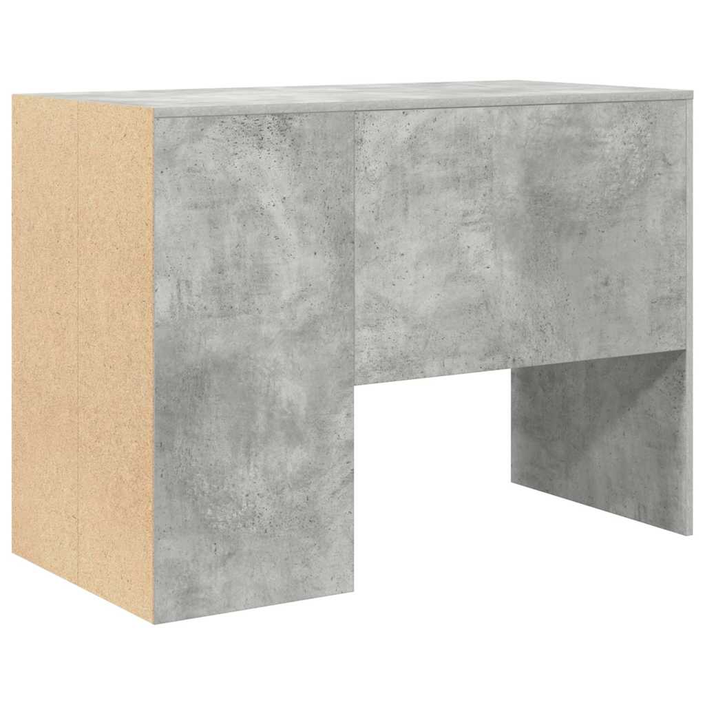 Secretária Cinzento cimento 102 x 50 x 75 cm Madeira processada