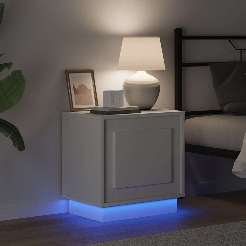 Armário de Cabeceira com Branco 44 x 34.5 x 45 cm