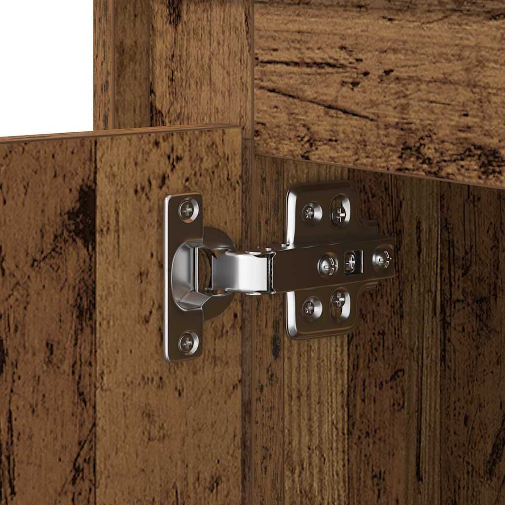 Armário de Cabeceira com Madeira antiga 44 x 34.5 x 45 cm