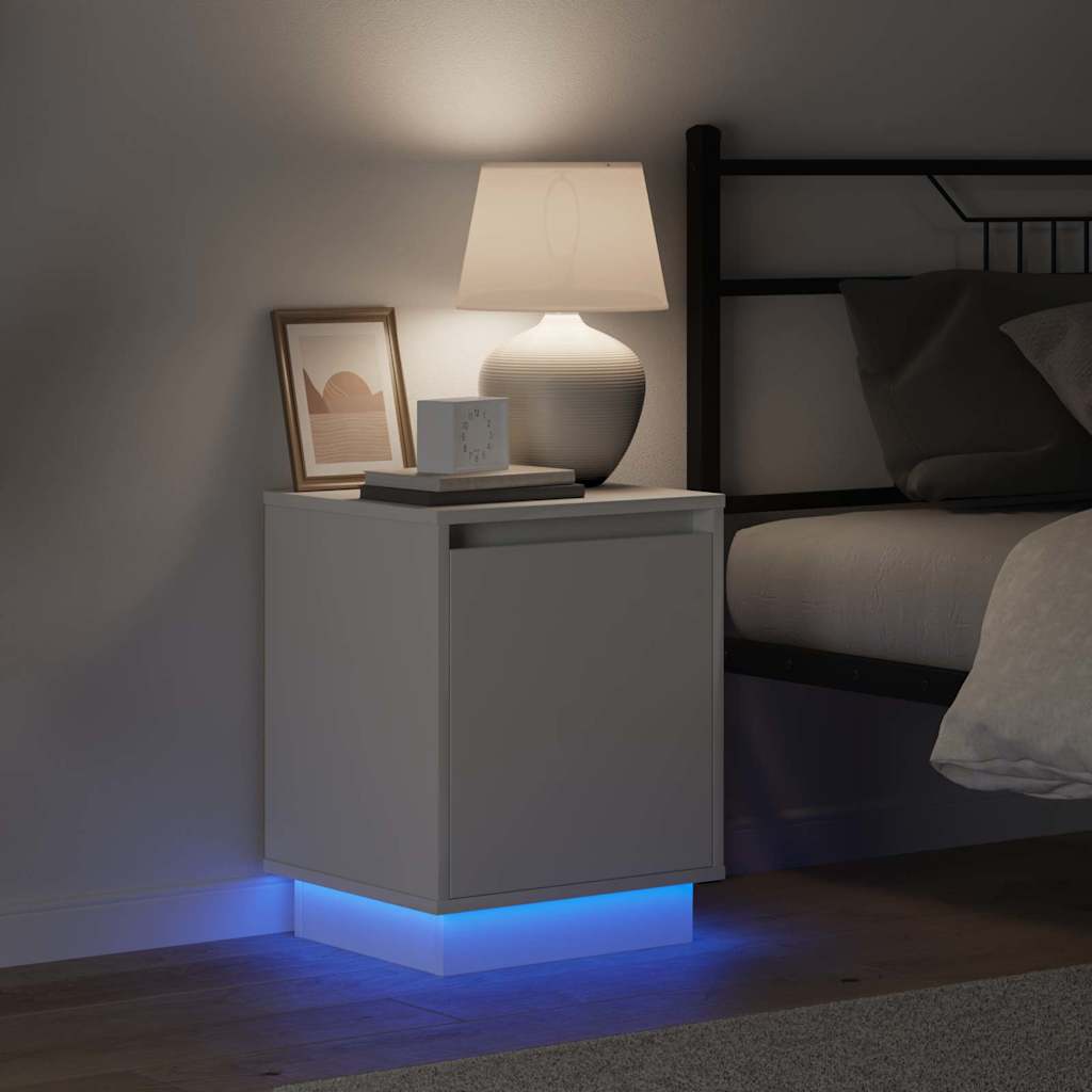 Armário de Cabeceira com Branco 39 x 34,5 x 50 cm