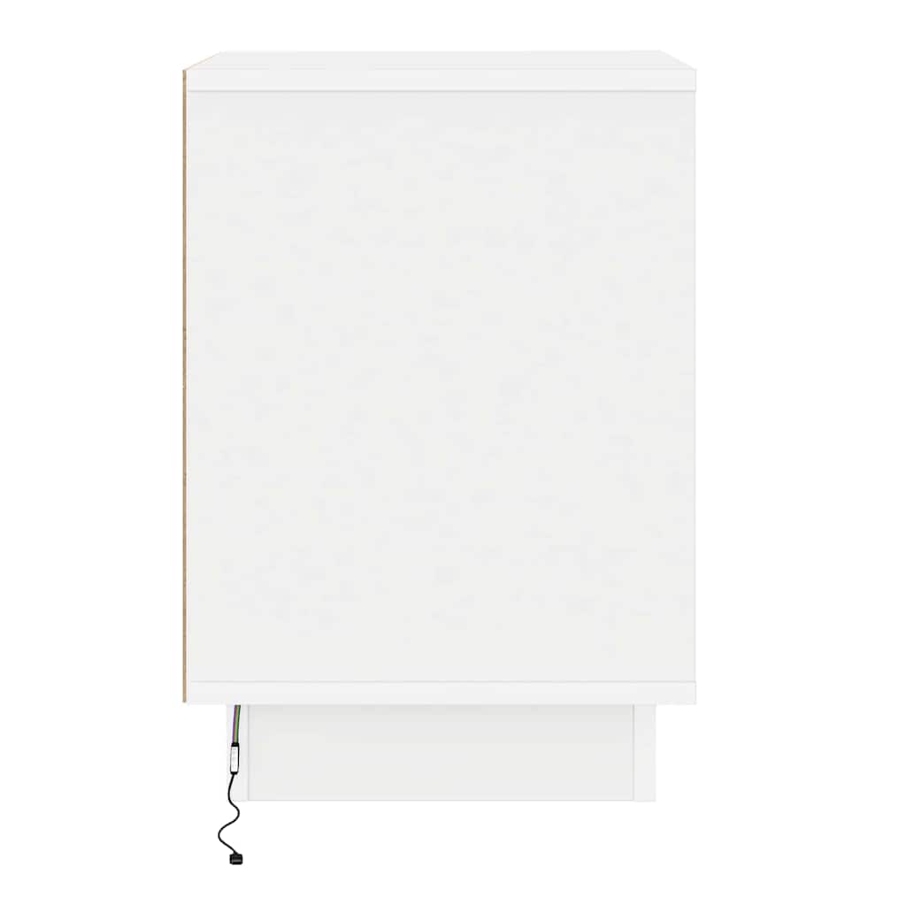 Armário de Cabeceira com Branco 39 x 34,5 x 50 cm