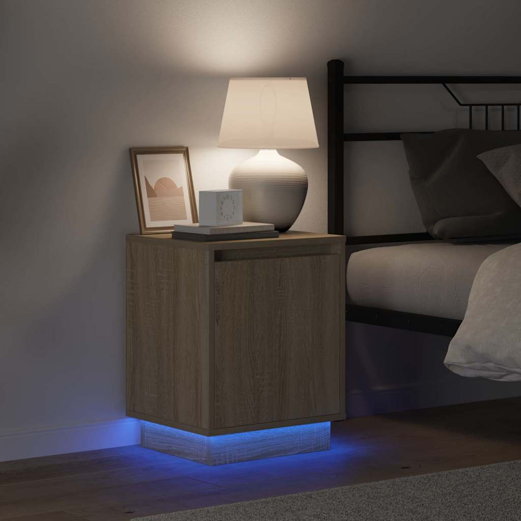 Armário de Cabeceira com Carvalho sonoma 39 x 34,5 x 50 cm