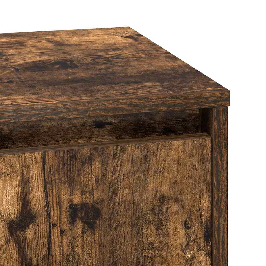 Armário de Cabeceira com Carvalho fumado 39 x 34,5 x 50 cm