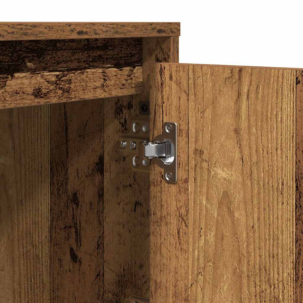 Armário de Cabeceira com Madeira Antiga 39 x 34,5 x 50 cm