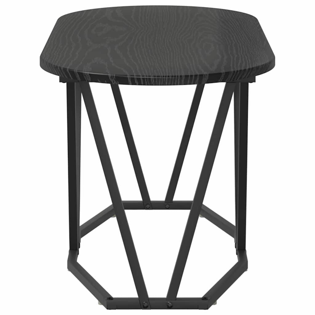 Mesa de Centro Carvalho Preto 80 x 40 x 40,5 cm