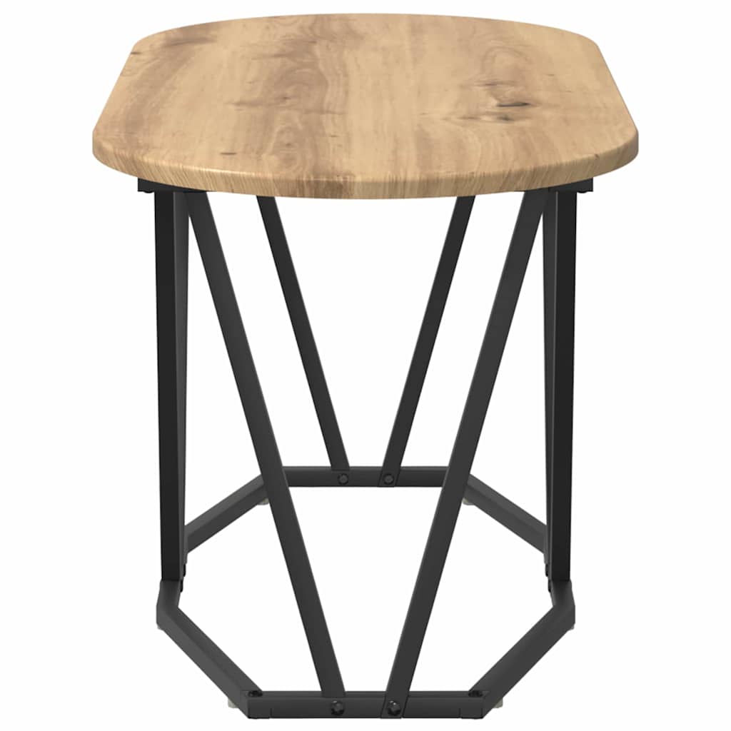 Mesa de Centro carvalho artisiano 80 x 40 x 40,5 cm