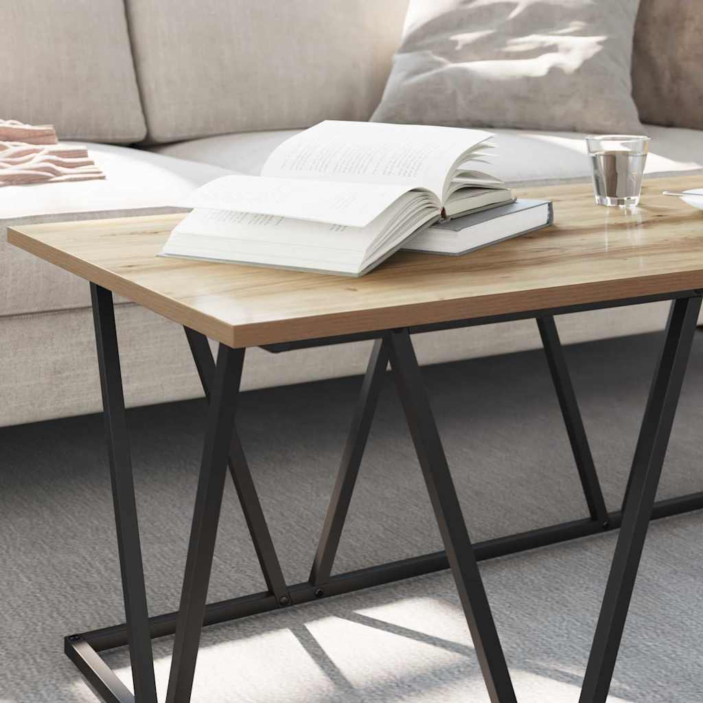 Mesa de centro carvalho artisiano 100 x 50 x 40 cm