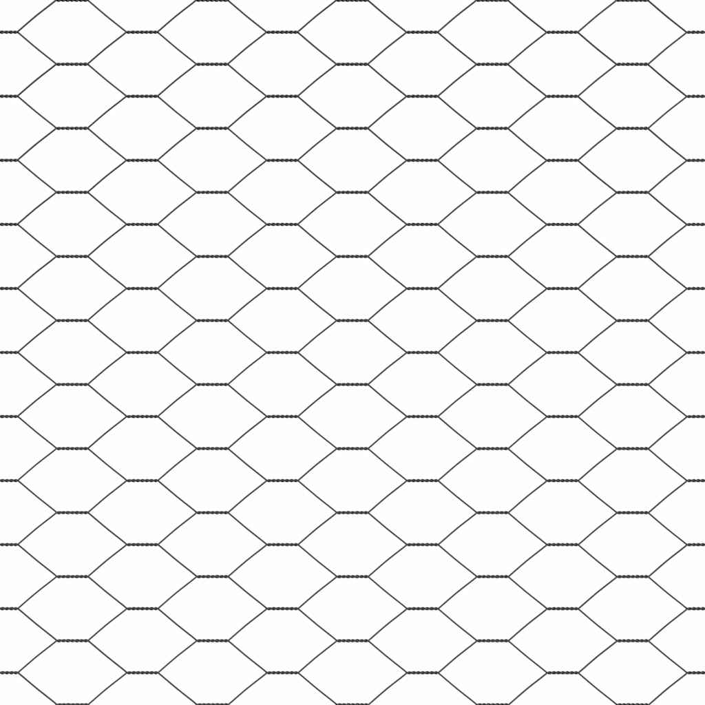 Cerca com Postes Cinzeto 0.6 x 10 m Aço revestido de PVC