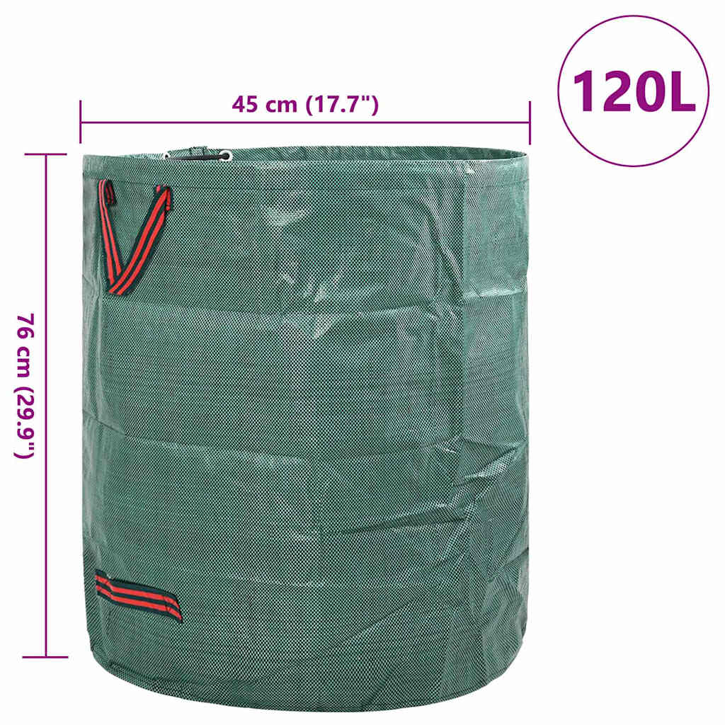 Sacolas de Lixo do Jardim 12 pcs Verde 45 x 45 x 76 cm