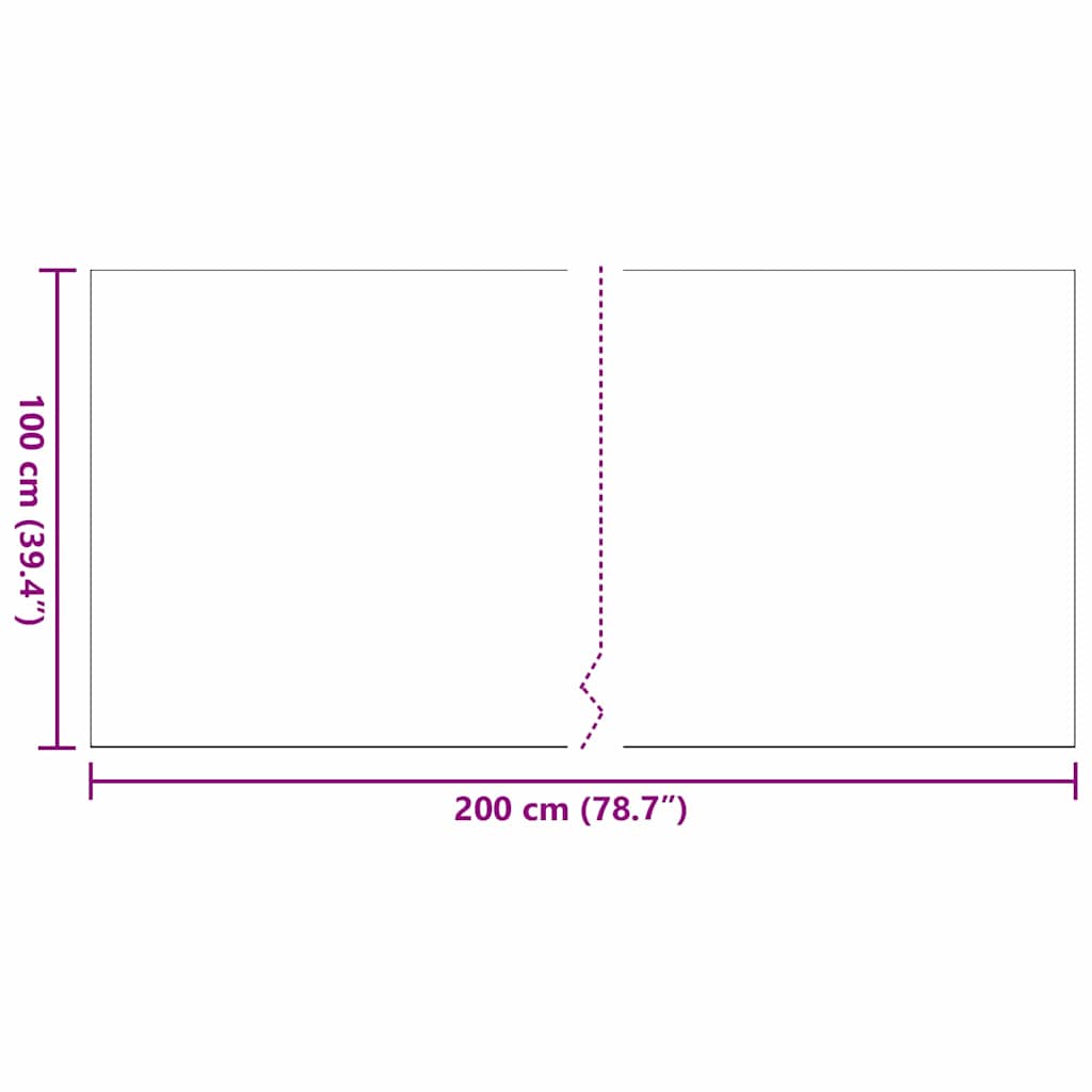 Grama artificial Preto 2 x 1 m Polipropileno