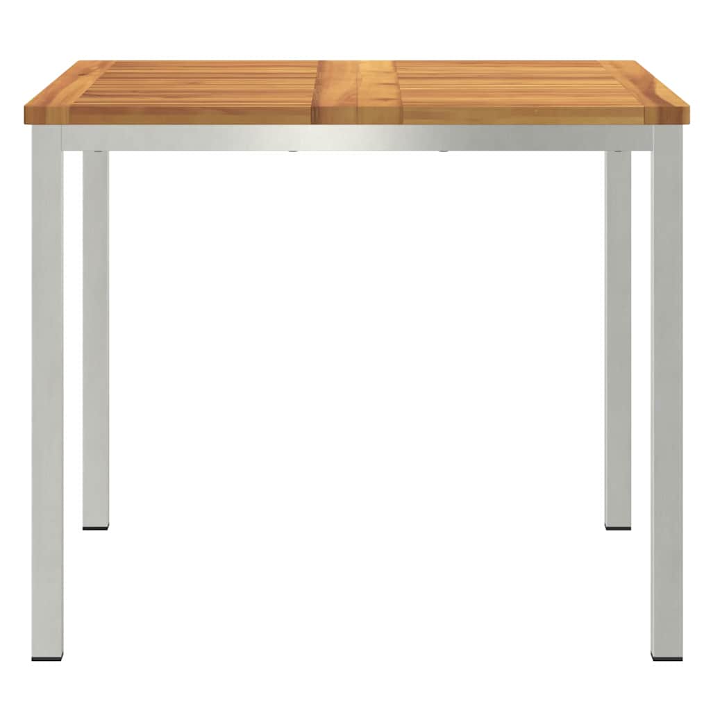 MesadeJantarExterna Castanho 200x90x75cm Madeira de Teca Sólida