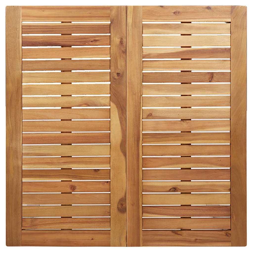 MesadeJantarExterna Castanho 200x90x75cm Madeira de Teca Sólida