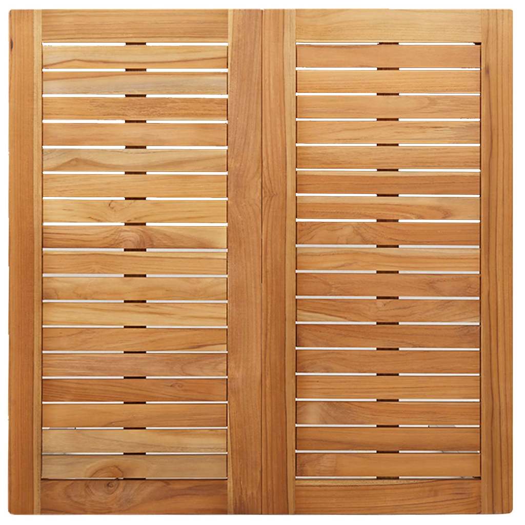 MesadeJantarExterna Castanho 200x90x75cm Madeira de Teca Sólida