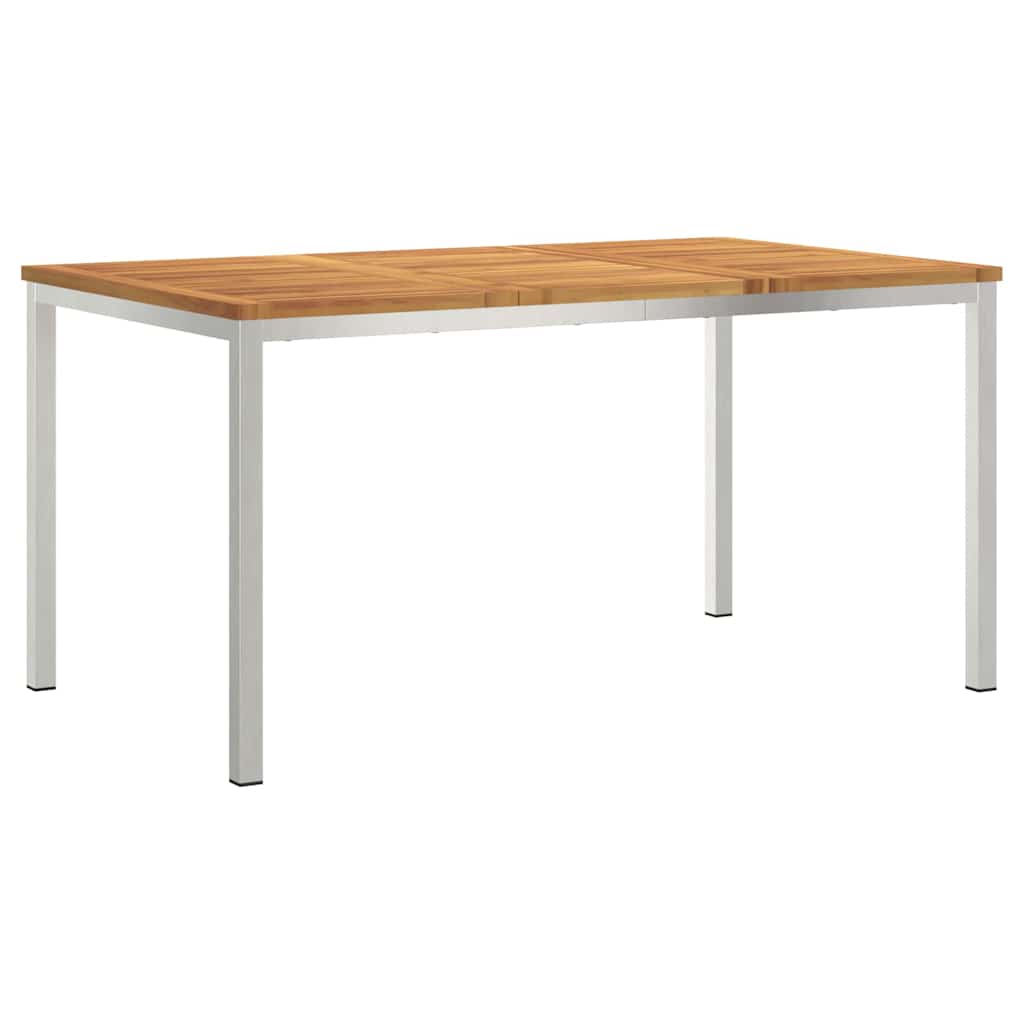 MesadeJantarExterna Castanho 200x90x75cm Madeira de Teca Sólida