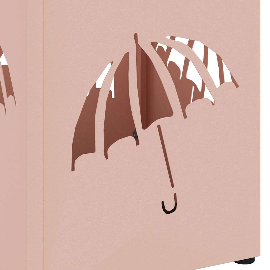 Suporte de Guarda-Sol Rosa 15.5 x 15.5 x 49 cm Metal