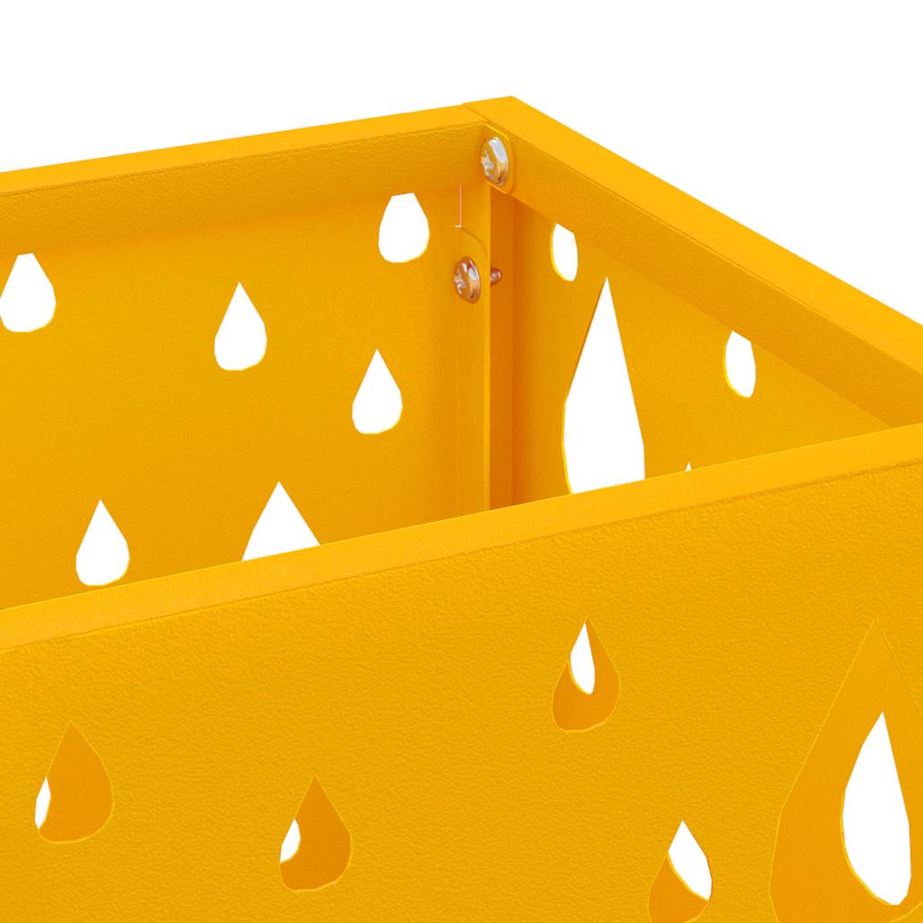 Suporte de Guarda-Sol Mostarda 15.5 x 15.5 x 49 cm Metal