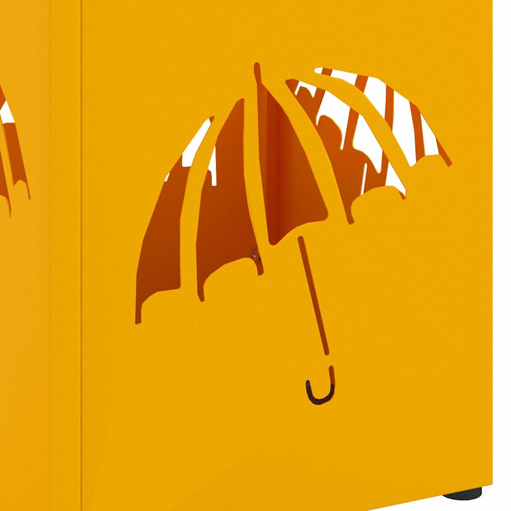 Suporte de Guarda-Sol Mostarda 15.5 x 15.5 x 49 cm Metal