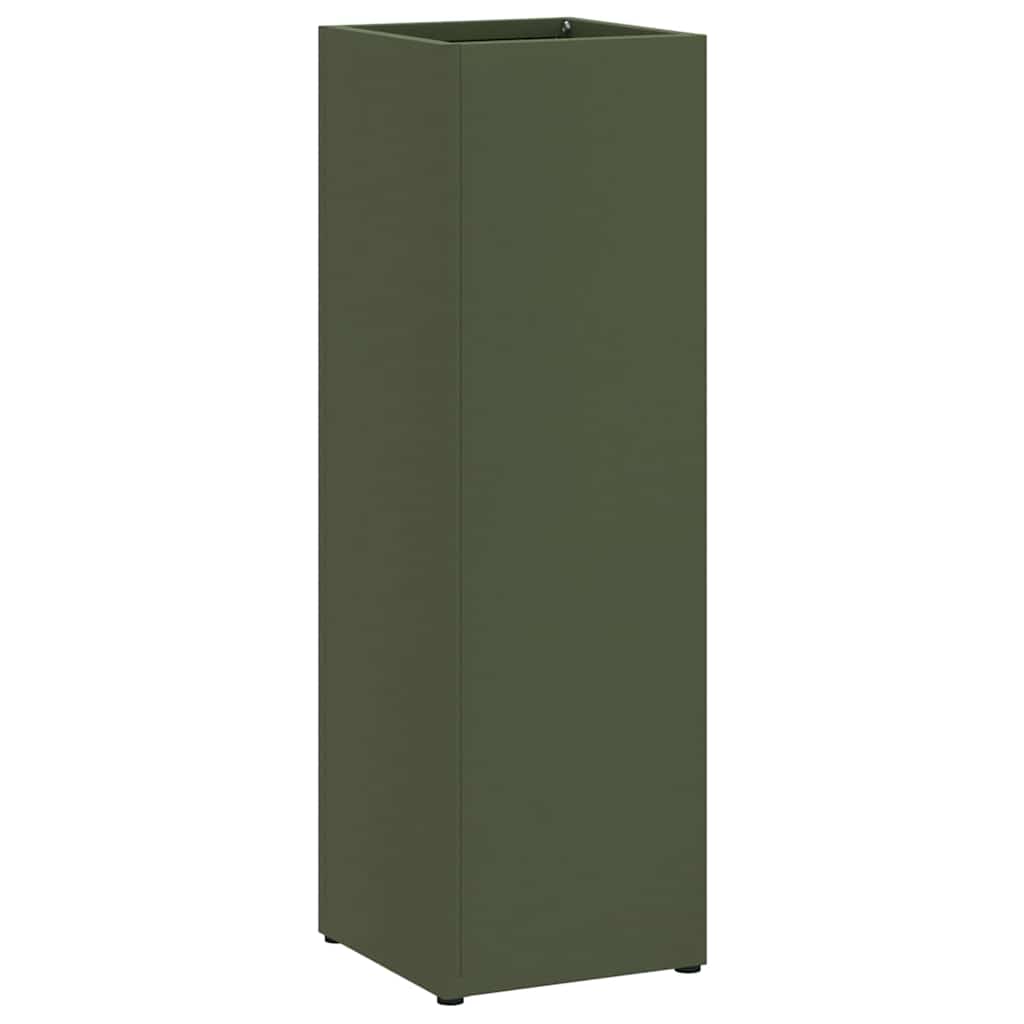 Suporte de Guarda-Sol Verde-azeitona 15.5 x 15.5 x 49 cm Metal