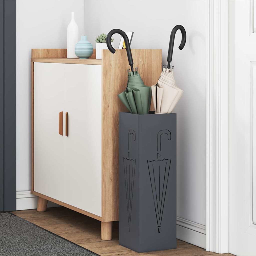 Suporte de Guarda-Sol Antracite 15.5 x 15.5 x 49 cm Metal