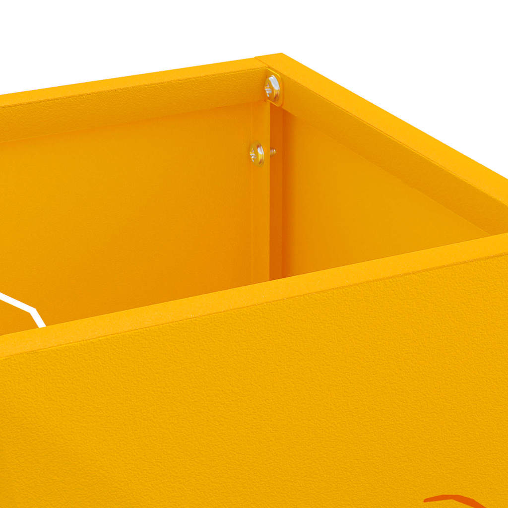 Suporte de Guarda-Sol Mostarda 15.5 x 15.5 x 49 cm Metal