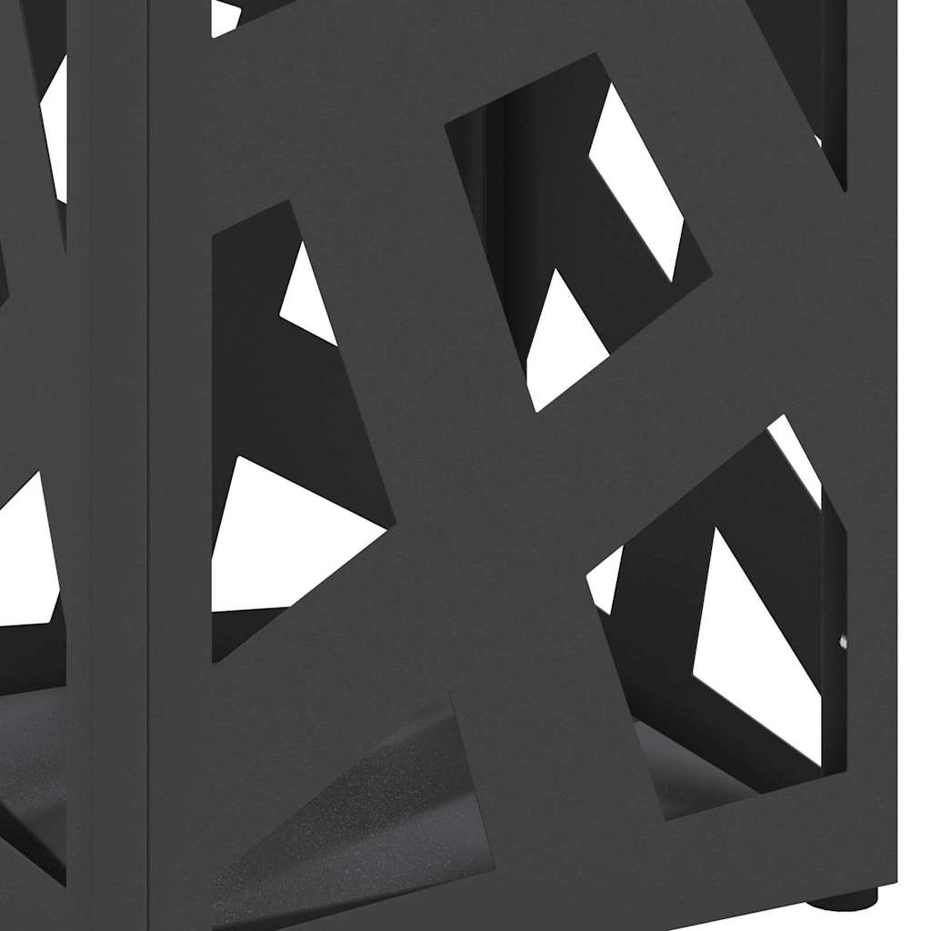 Suporte de Guarda-Sol Preto 15.5 x 15.5 x 49 cm Metal