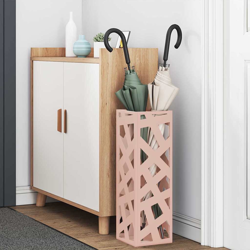 Suporte de Guarda-Sol Rosa 15.5 x 15.5 x 49 cm Metal