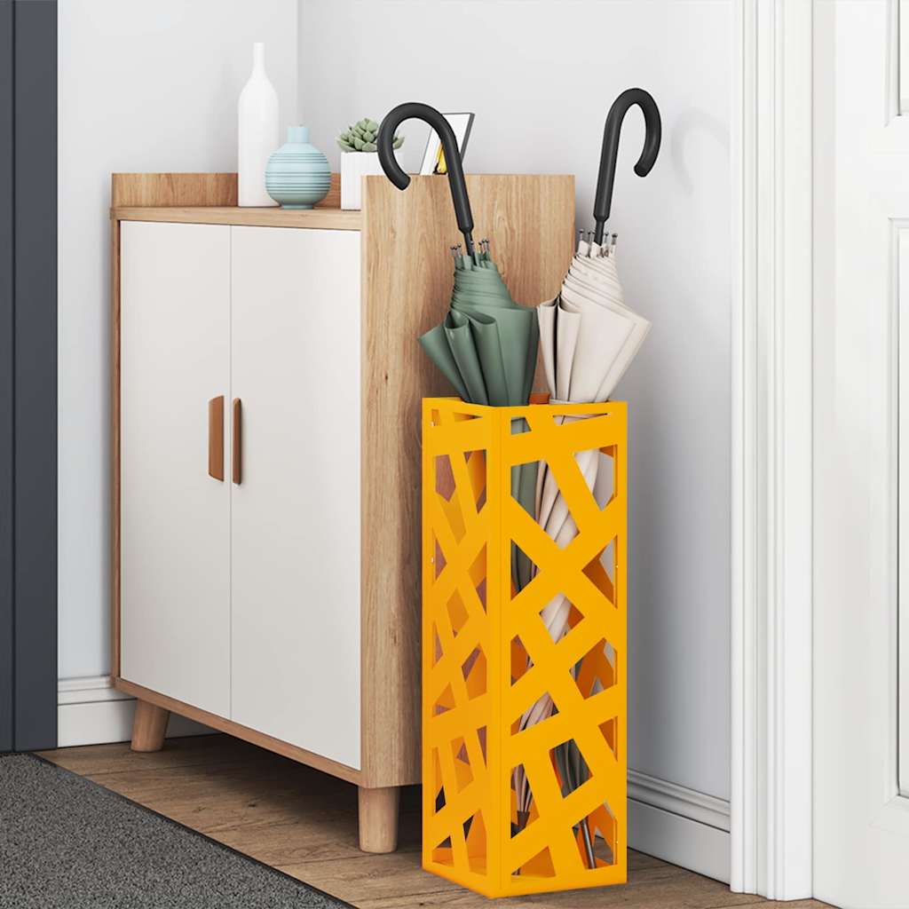 Suporte de Guarda-Sol Mostarda 15.5 x 15.5 x 49 cm Metal