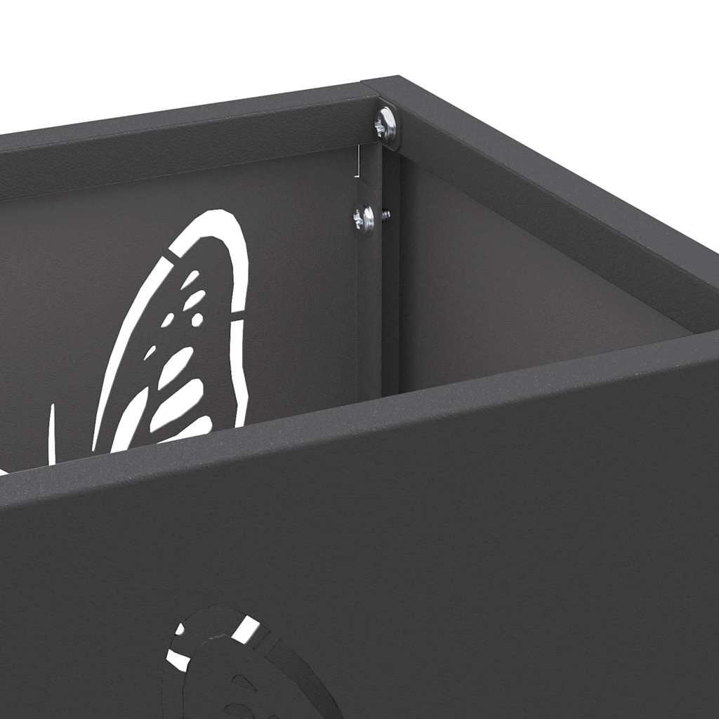 Suporte de Guarda-Sol Preto 15.5 x 15.5 x 49 cm Metal