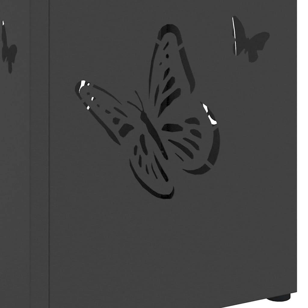 Suporte de Guarda-Sol Preto 15.5 x 15.5 x 49 cm Metal