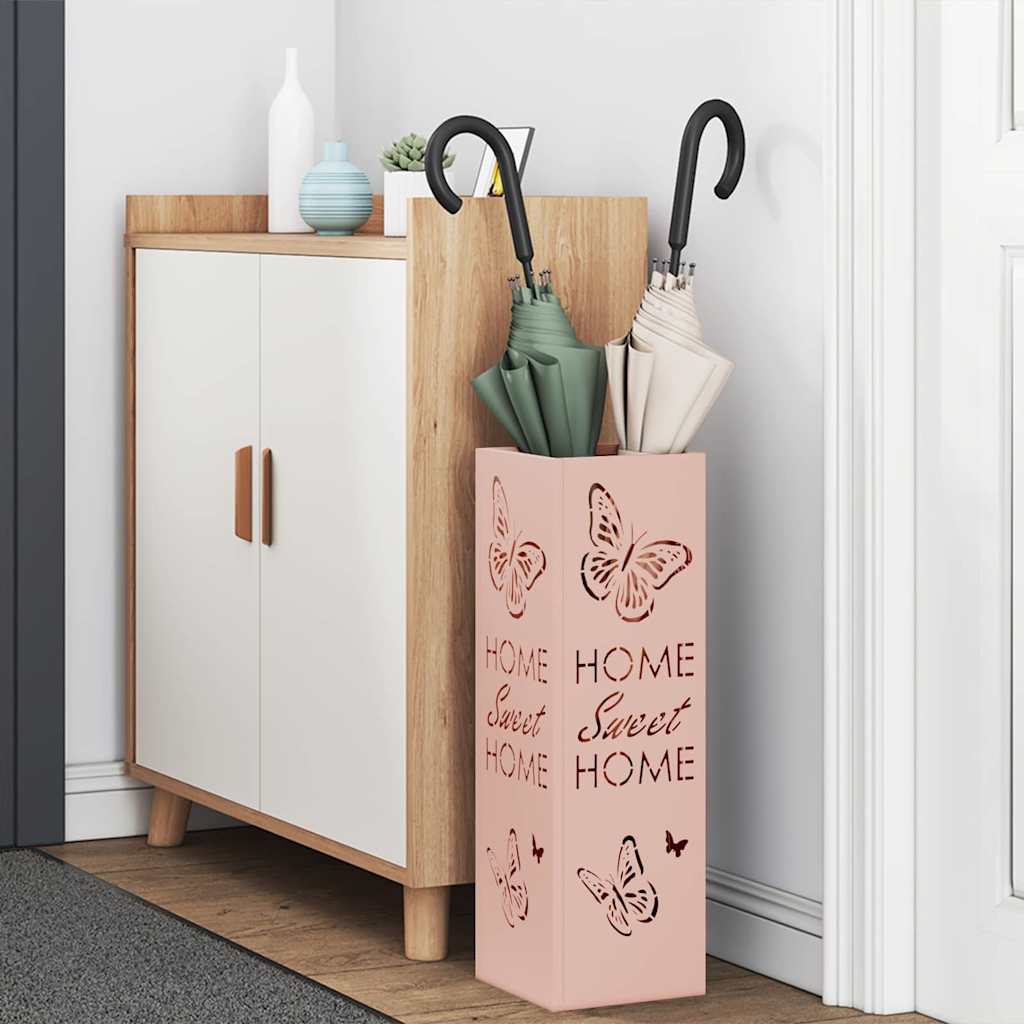 Suporte de Guarda-Sol Rosa 15.5 x 15.5 x 49 cm Metal