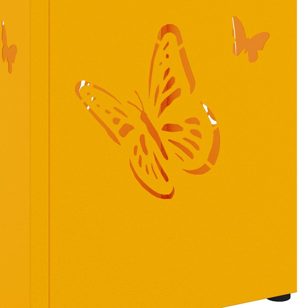 Suporte de Guarda-Sol Mostarda 15.5 x 15.5 x 49 cm Metal