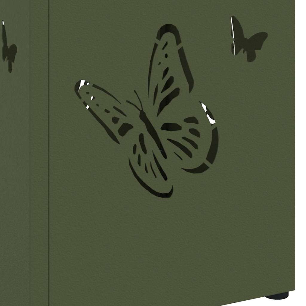 Suporte de Guarda-Sol Verde-azeitona 15.5 x 15.5 x 49 cm Metal