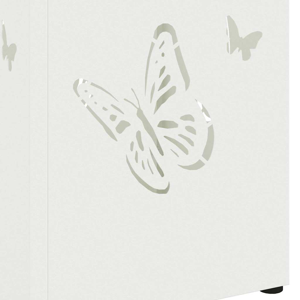 Suporte de Guarda-Sol Branco 15.5 x 15.5 x 49 cm Metal