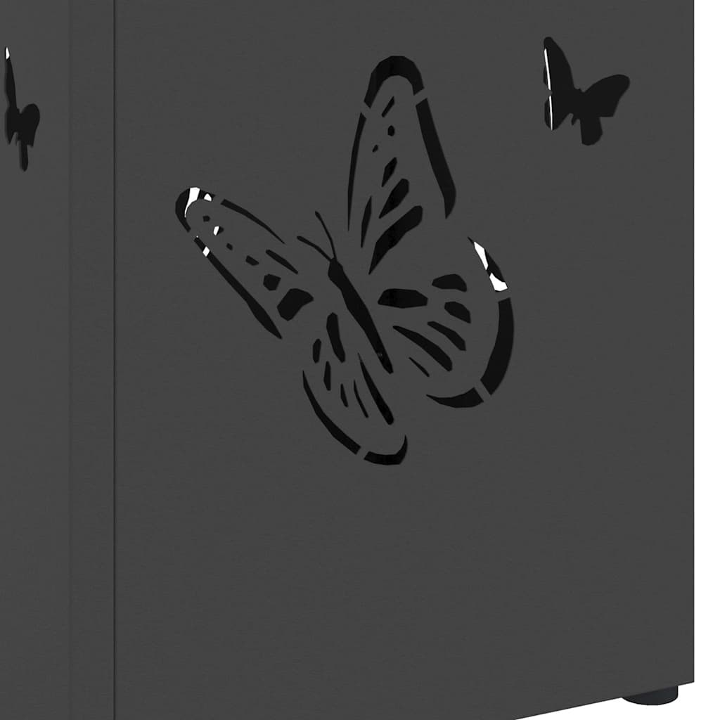 Suporte de Guarda-Sol Preto 15.5 x 15.5 x 49 cm Metal