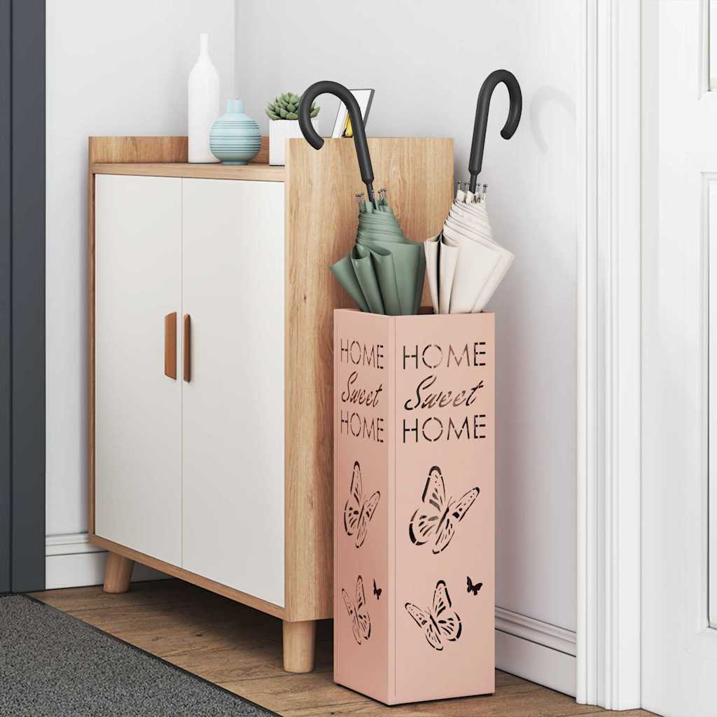 Suporte de Guarda-Sol Rosa 15.5 x 15.5 x 49 cm Metal