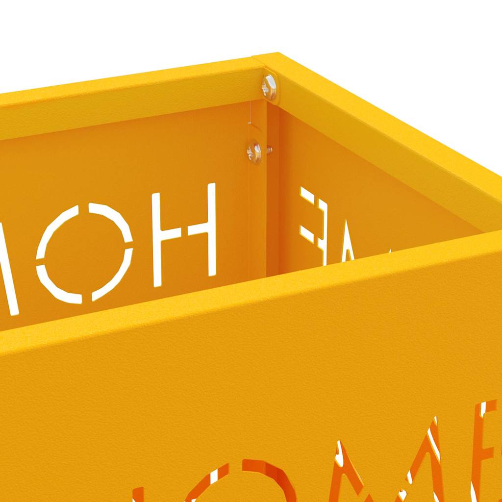 Suporte de Guarda-Sol Mostarda 15.5 x 15.5 x 49 cm Metal