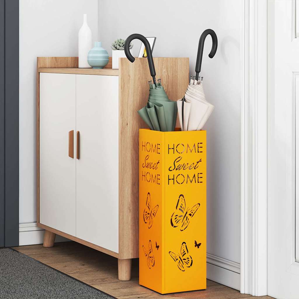 Suporte de Guarda-Sol Mostarda 15.5 x 15.5 x 49 cm Metal