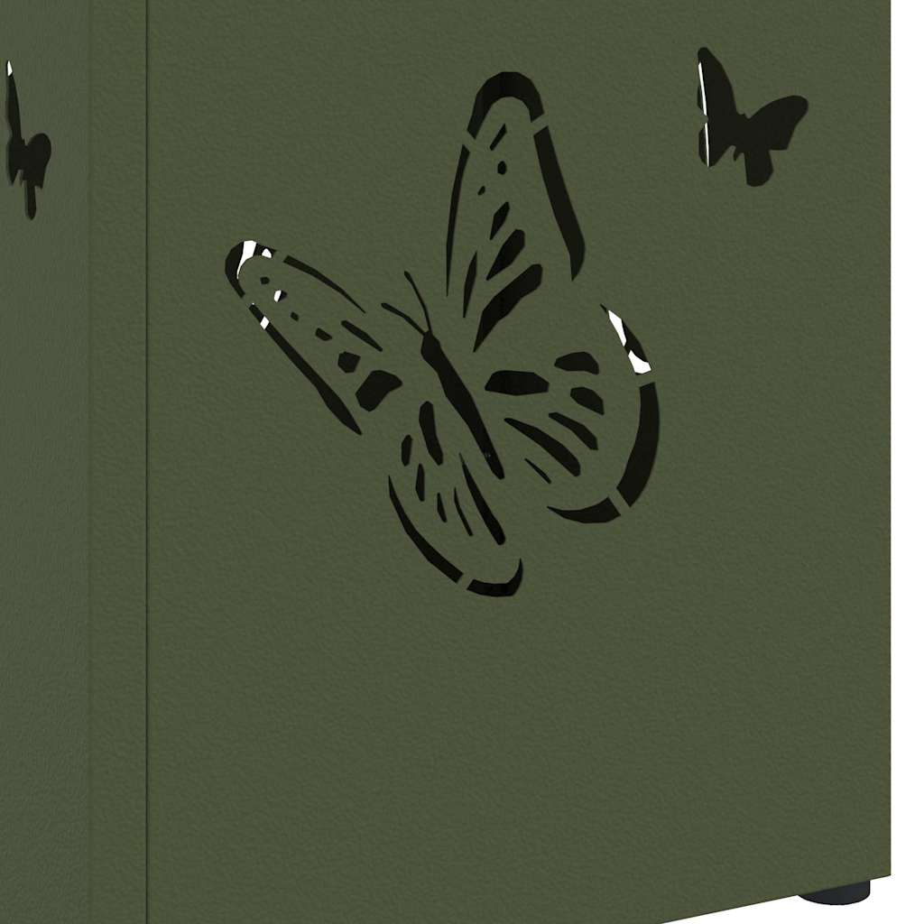 Suporte de Guarda-Sol Verde-azeitona 15.5 x 15.5 x 49 cm Aço