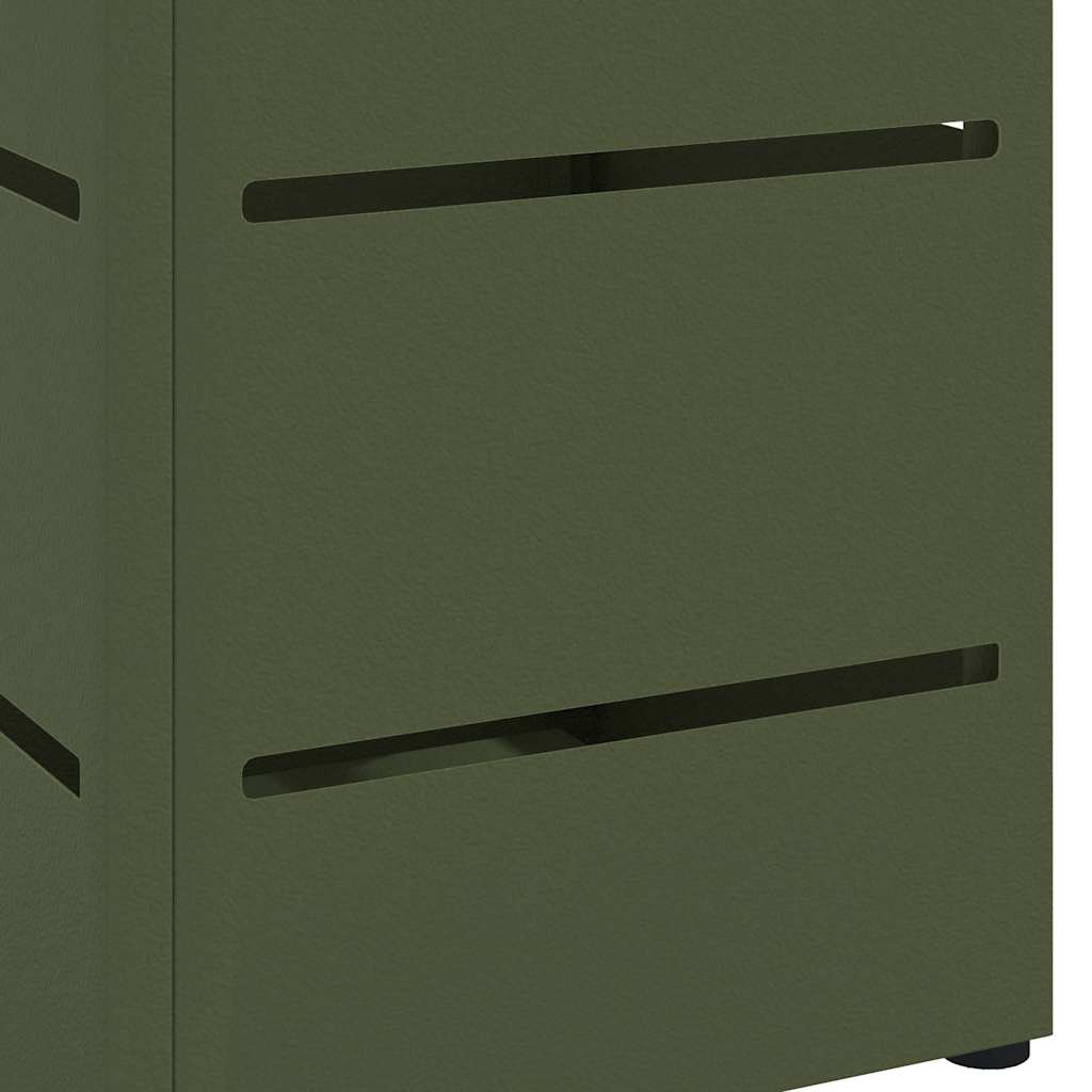 Suporte de Guarda-Sol Verde-azeitona 15.5 x 15.5 x 49 cm Metal