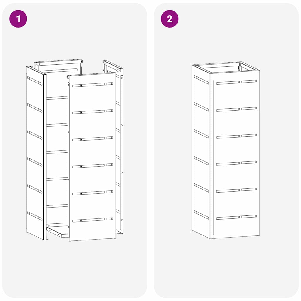 Suporte de Guarda-Sol Verde-azeitona 15.5 x 15.5 x 49 cm Metal
