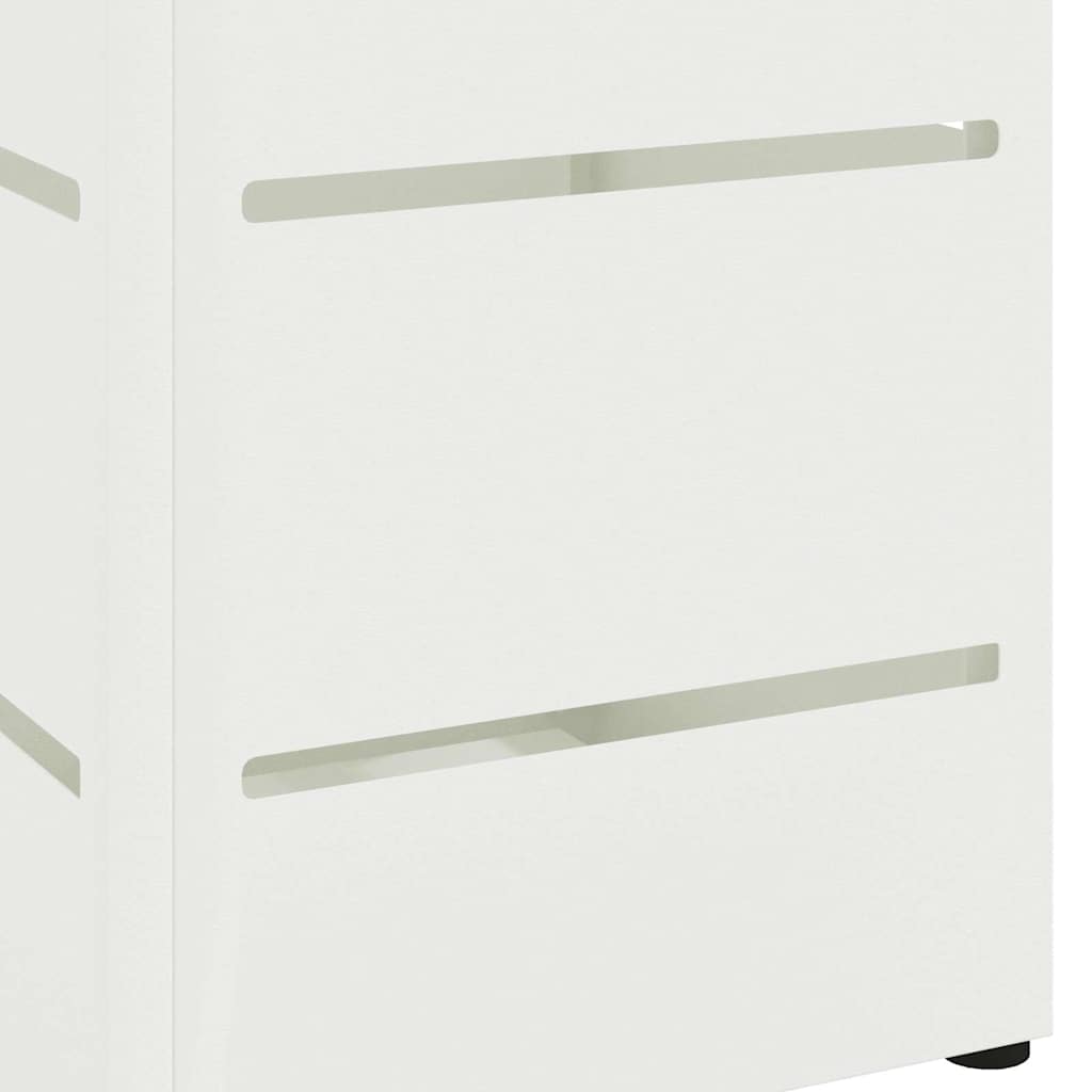 Suporte de Guarda-Sol Branco 15.5 x 15.5 x 49 cm Metal